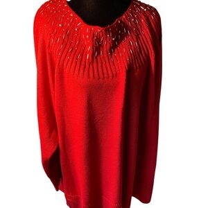 Apt. 9 Vibrant Red Knitwear